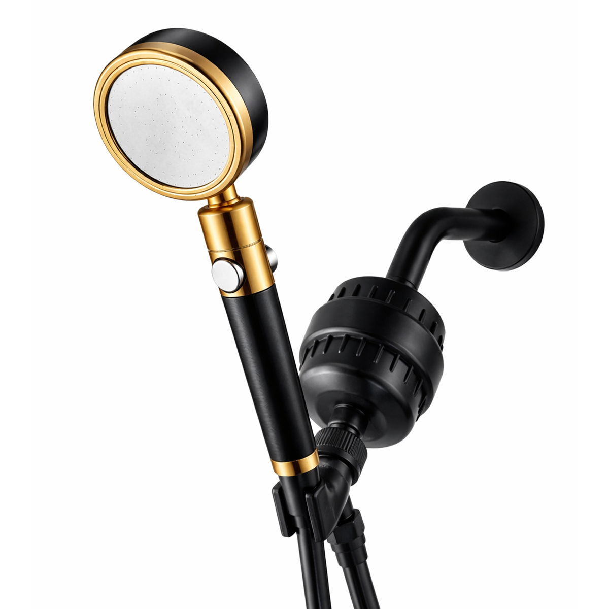 Kit de douche complet avec pomme de douche MineralStream Duo