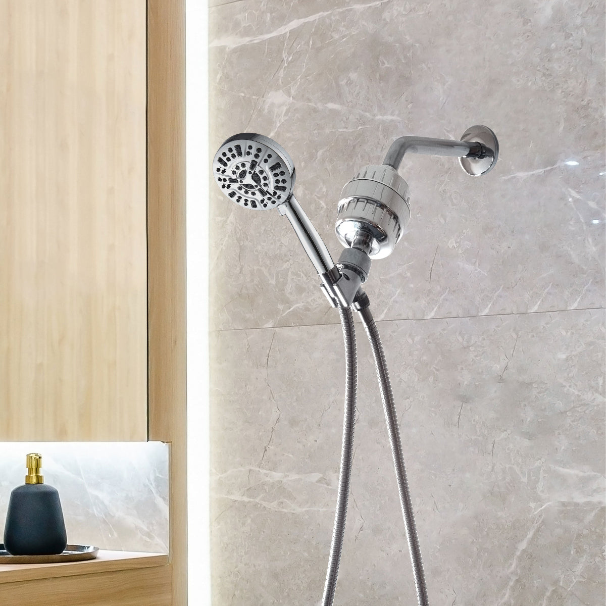 Kit de douche complet de la pomme de douche à 10 mode luxe