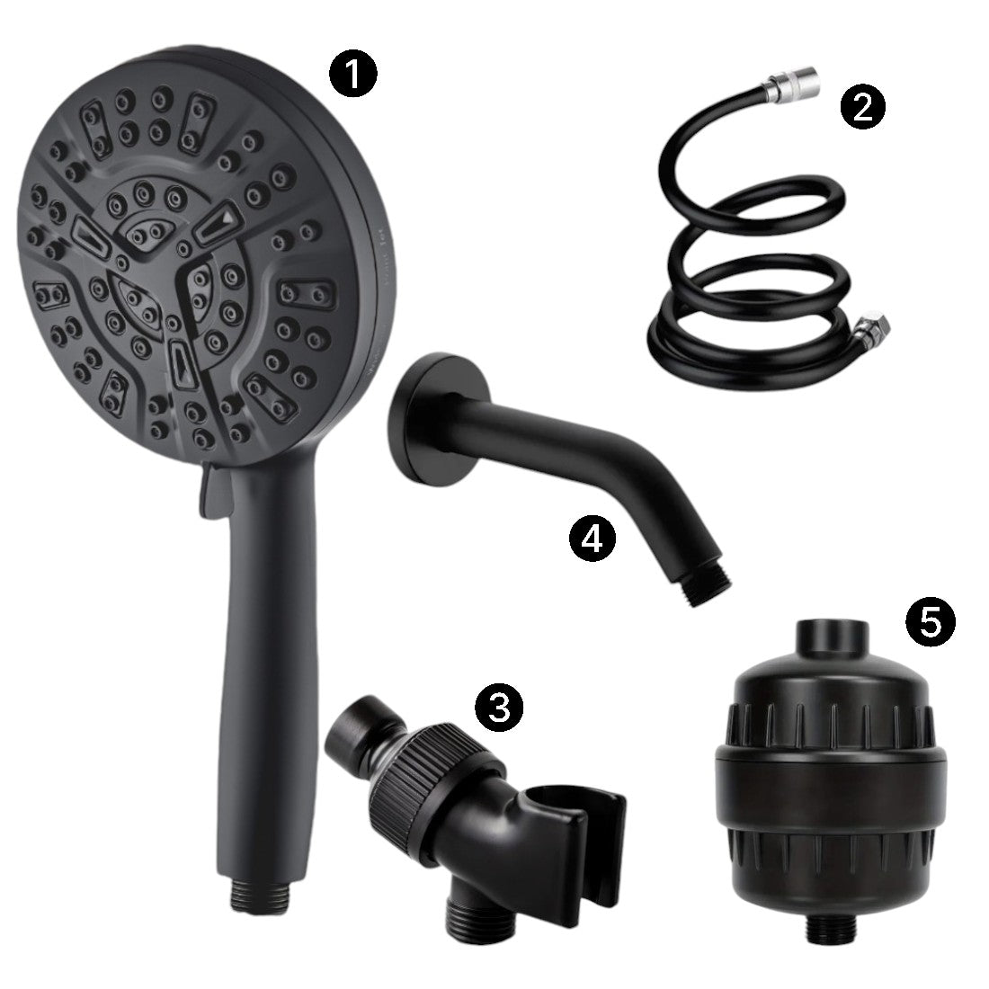 Kit de douche complet de la pomme de douche à 10 mode luxe