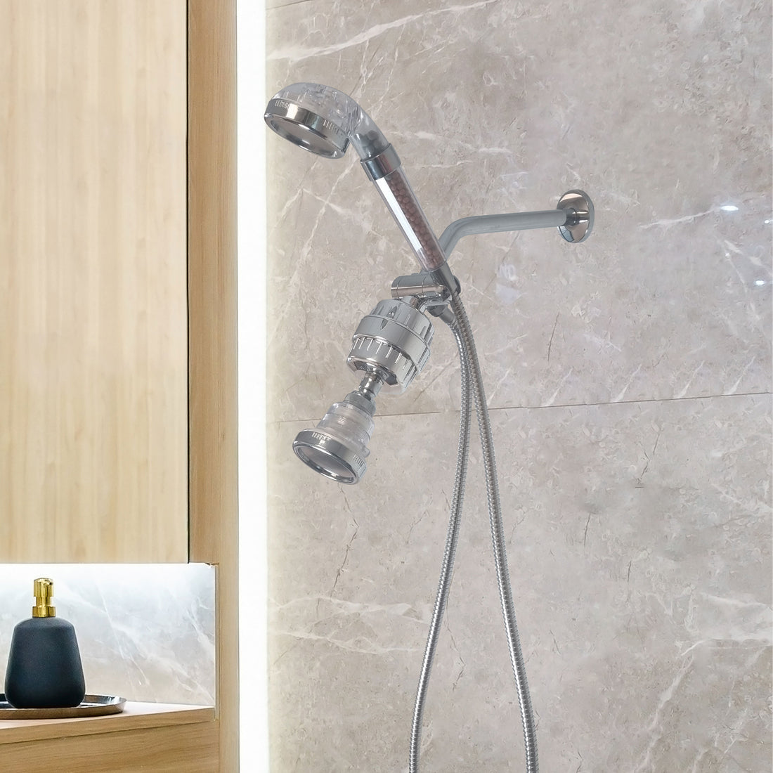 Système de douche double respectueux de l&