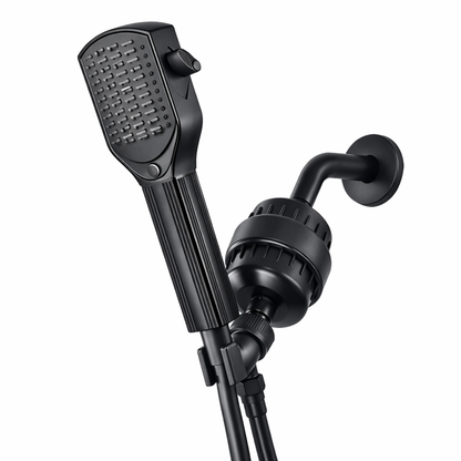 MineralStream Detangler Comb Shower Head