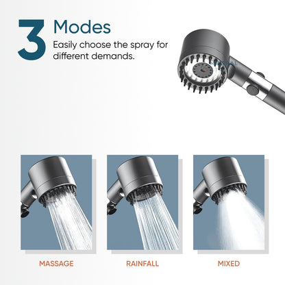 Pomme de douche filtrée de massage minéralstream